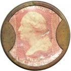 "BROWN'S BRONCHIAL TROCHES" EP-38, HB-63, S-32 3&cent;. VF