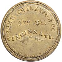 "JOHN SHILLITO & CO." EP-56, HB-217, S-161 3&cent;. EF - 2