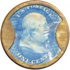 "JOSEPH L. BATES FANCY GOODS" EP-6A, HB-49, S-26, 1&cent; "FANCY GOODS" as one word. EF