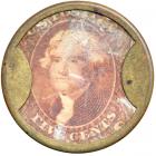 "BROWN'S BRONCHIAL TROCHES" EP-67, HB-64, S-33 5&cent;. Choice VF