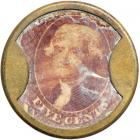 "BURNETT'S COCOAINE KALLISTON" EP-69, HB-75, S-46 5&cent;. Choice VF