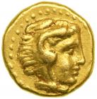 Macedonian Kingdom. Phillip II, 359-336 BC. Gold 1/4 Stater (2.14g). VF