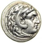 Macedonian Kingdom. Alexander III, the Great, 336-323 BC. AR Drachm (4.15g). VF