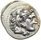 Macedonian Kingdom. Alexander III, the Great, 336-323 BC. AR Drachm (4.18g). EF