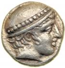 Thrace. Ainos. 409-407 BC. AR Diobol (1.16 g). EF