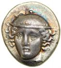 Thrace. Ainos. 396-393 BC. AR Tetrobol (2.46 g). VF