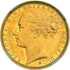 Australia. Sovereign, 1885-M. NGC AU