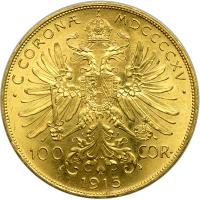 Austria. 100 Corona, 1915. UNC - 2