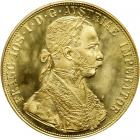 Austria. 4 Ducats, 1915. AU