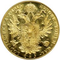 Austria. 4 Ducats, 1915. AU - 2