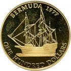 Bermuda. 100 Dollars, 1977. PF