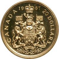 Canada. 20 Dollars, 1967. PF - 2