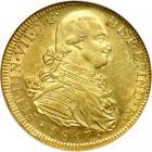 Chile. 8 Escudos, 1817-So FJ. NGC AU55