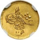 Egypt. 10 Qirsh, AH1277/ 12. NGC AU55