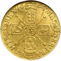 Great Britain. Half Guinea, 1698. NGC EF45 - 2
