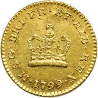 Great Britain. 1/3 Guinea, 1799. AEF - 2