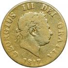 Great Britain. &frac12; Sovereign, 1817. G