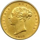 Great Britain. &frac12; Sovereign, 1867. VF-EF