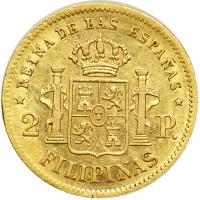 Philippines. 2 Peso, 1868. EF - 2