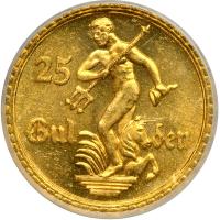 Poland - Danzig. 25 Gulden, 1930. ICG MS65 - 2
