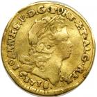 Portugal. &frac12; Escudo (800 Reis), 1736. F