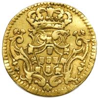 Portugal. &frac12; Escudo (800 Reis), 1736. F - 2