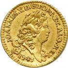Portugal. &frac12; Escudo (800 Reis), 1743. VF