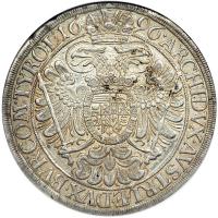 Austria. Taler, 1696 (Vienna). NGC EF - 2