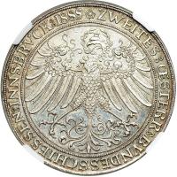 Austria. Medallic 2 Gulden, 1885. NGC MS63 - 2