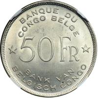 Belgian Congo. 50 Francs, 1944. NGC UNC - 2
