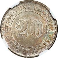 China - Kwangtung. 20 Cents, 1919. NGC MS64 - 2