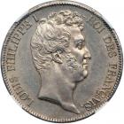 France. 5 Francs, 1831-W. NGC AU58