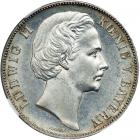 German States - Bavaria. Taler, 1871. NGC MS62