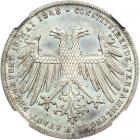 German States - Frankfurt am Main. 2 Gulden, 1848. NGC MS62