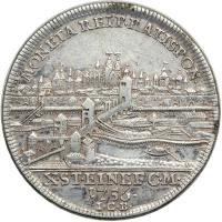 German States - Regensburg. Taler, 1756-ICB. VF - 2