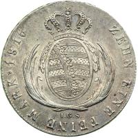 German States - Saxony. Taler, 1816-IGS. EF - 2