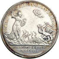 Great Britain. Coronation Medal, 1702. NGC AU - 2