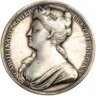 Great Britain. Coronation of Caroline Medal, 1727. F-VF