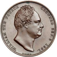 Great Britain. Coronation Medal, 1831. NGC MS63 - 2