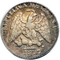 Mexico. 5 Centavos, 1877-Do P. PCGS EF45 - 2