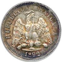 Mexico. 10 Centavos, 1892-Go R. PCGS MS64 - 2