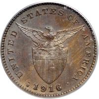 Philippines. Centavo, 1916-S. PCGS MS63 - 2