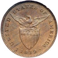 Philippines. Centavo, 1919-S. NGC MS64 - 2