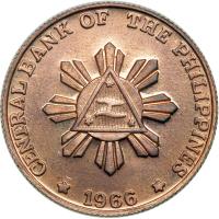 Philippines. Trial Strike 50 Sentimos, 1966. UNC - 2