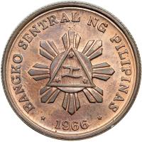 Philippines. Trial Strike 50 Sentimos, 1966. UNC - 2