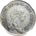 Sweden. 1/3 Riksdaler, 1785-OL. NGC EF