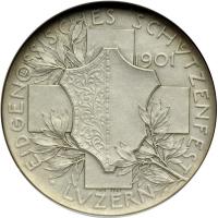 Switzerland. Medal, 1901. NGC MS65 - 2