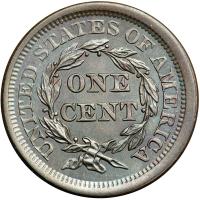 1843 N-4 R1 Obverse of 1842, Reverse of 1844 MS63 - 2