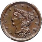 1853 Coronet Head Half Cent