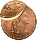 1793 Gallery Mint Replica of a Liberty Cap Cent, Double Struck, MS67